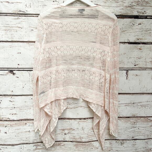 TORRID Pointelle Waterfall Drape Open Front Cardigan Sz 2 - Picture 6 of 8